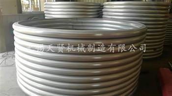 給半圓管退熱的方式